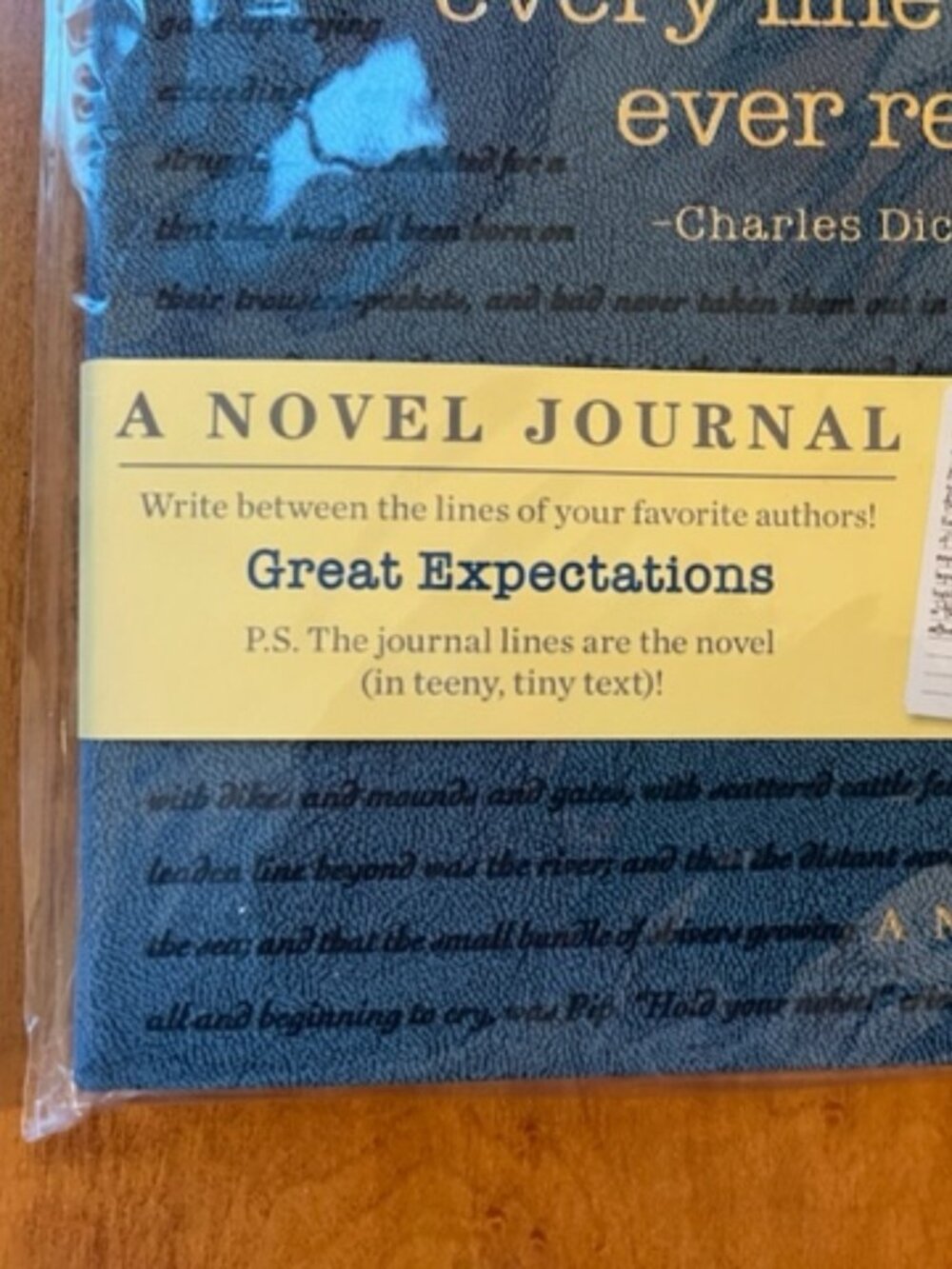 Unique Great Expectations Journal - High quality paper and leathery Cover - NWT - Picture 3 of 5